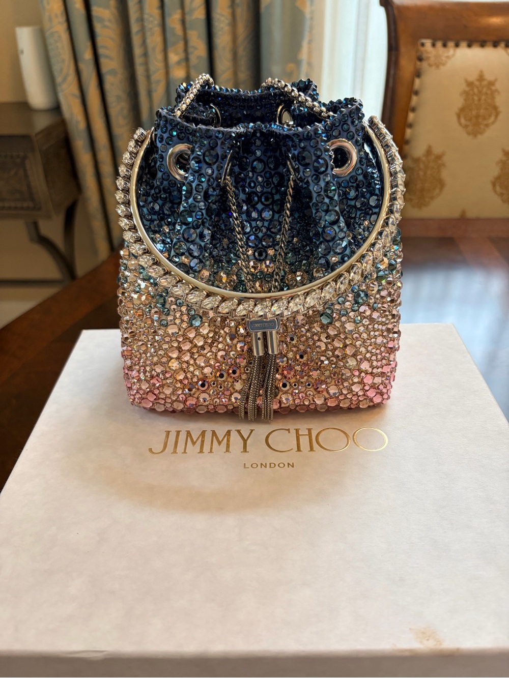 Jimmy Choo bon bon ombre Crystals bag - Picture 3 of 17